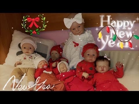 Видео: новый год с реборнами 🎄/кукла реборн♥