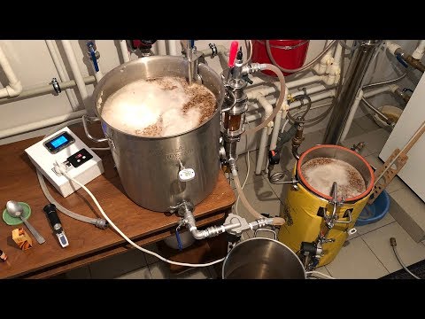 Видео: RIMS система против экстрактора. Тестовая варка домашнего пива.