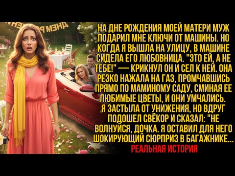 Видео: На дне рождения матери муж уничтожил ее сад и уехал. Я застыла, но тут свёкор сказал…!