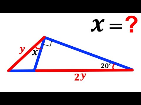 Видео: Можете ли вы найти значение угла X? | (Обоснуйте) | #математика #математика | #геометрия