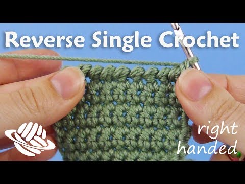 Видео: Обратный столбик без накида (правосторонний вариант)