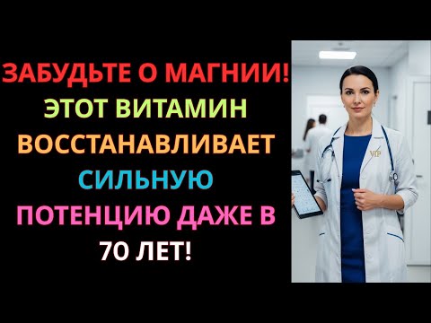 Видео: Забудь про магний! Эти 3 минерала работают лучше для мужской силы после 50!
