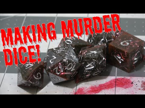 Видео: Смола и алюминий: изготовление игральных костей для Хэллоуина | Посвящение Питеру Брауну