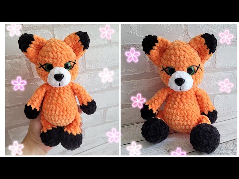 Видео: 🦊ПЛЮШЕВАЯ ЛИСИЧКА ВЯЗАНАЯ КРЮЧКОМ🦊crochet fox💖gehäkelter Fuchs