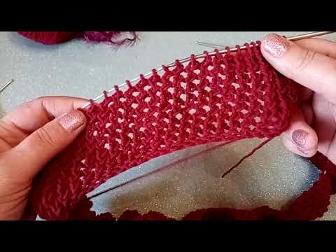 Видео: Безрукавка спицами/Часть1