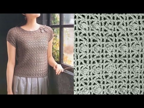 Видео: Узор сетчатый