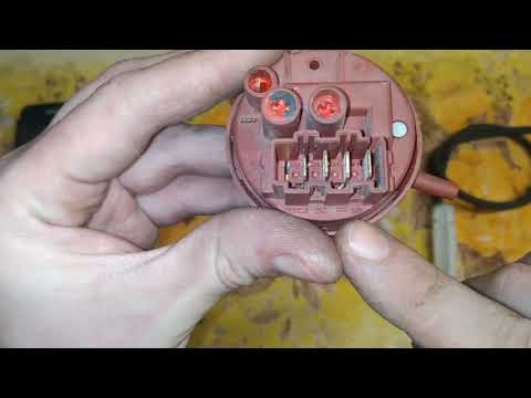 Видео: Как проверить прессостат (водомер) в стиральной машине, INDESIT, BOSCH, GORENJE, SIEMENS !