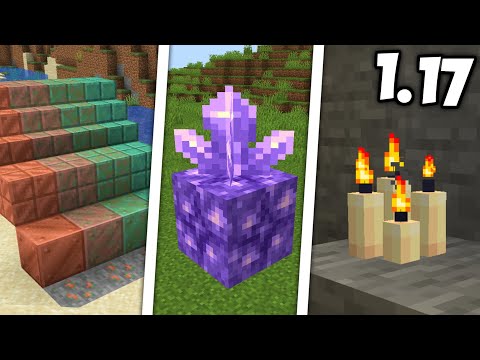 Видео: МЕДЬ, КРИСТАЛЫ, СВЕЧИ в МАЙНКРАФТ 1.17 / Снапшот 20w45a