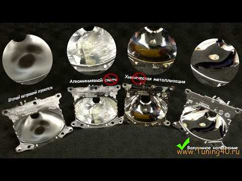 Видео: Восстановление Отражателей линз, 3 способа.