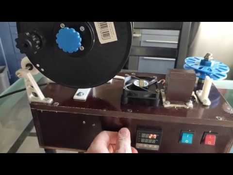 Видео: станок для изготовления прутка, из пет бутылок для 3d принтера