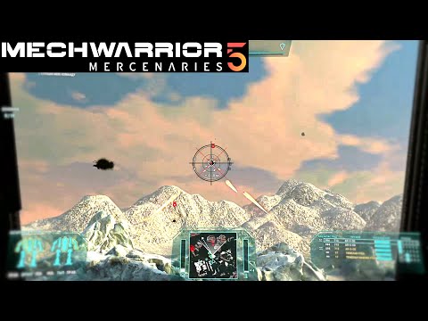 Видео: Mechwarrior 5 Mercenaries.  Геройский Катафракт CTF IM обзор меха. Местная Шилка в действии.