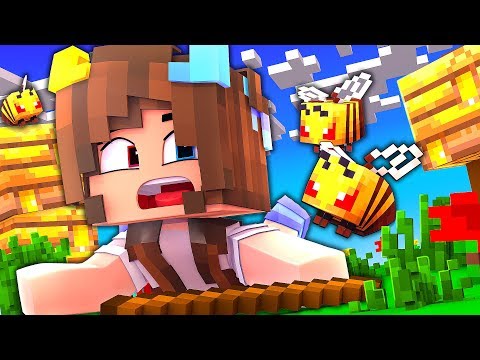 Видео: ПЧЁЛЫ НАПАЛИ НА НАШ ГОРОД В МАЙНКРАФТ !