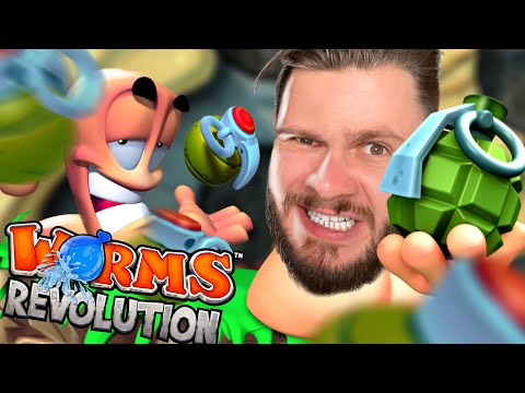 Видео: ВОРМС, но ТОЛЬКО ЛИМОНКИ // FROST & SNAKE: Worms Revolution