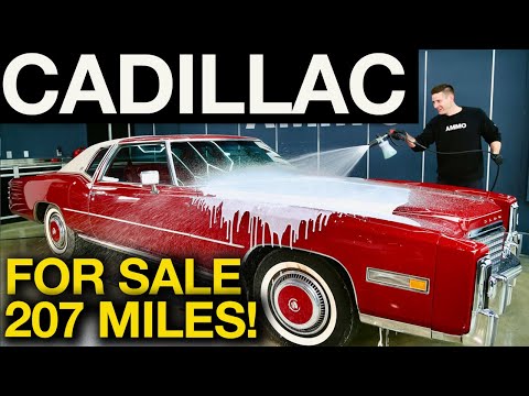 Видео: Первая мойка за 45 лет! Продаётся Cadillac Eldorado с пробегом всего 207 миль!