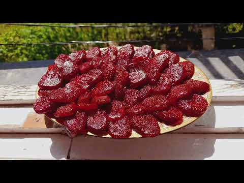 Видео: Ելակի Չիր՝ փայլուն և համեղ /Сухофрукт из клубника🍓
