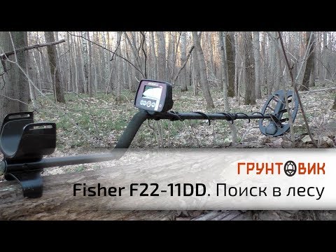 Видео: Fisher F22 с DD-катушкой | Поиск в лесу