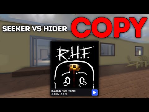 Видео: Беги, прячься, сражайся с БРУТАЛЬНОЙ КОПИЕЙ из Hider vs Seeker? | Roblox