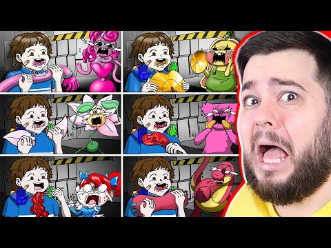 Видео: СЬЕЛ ВСЕХ БОССОВ Poppy Playtime: Chapter 2 АНИМАЦИИ