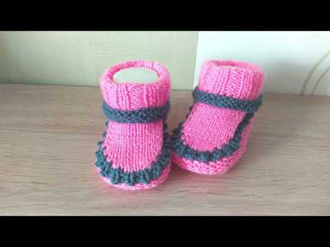 Видео: Новинка 2022!  Такую подошву для пинеток мы еще не вязали.