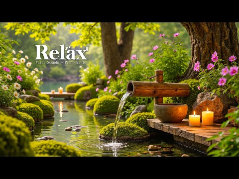 Видео: Красивая расслабляющая музыка 🌿 Звуки бамбуковой воды, музыка для глубокого сна, избавление от трев
