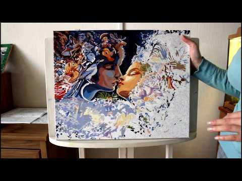 Видео: Картины по номерам. Чем раскраска с Алиэкспресс отличается от купленных в других магазинах