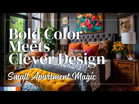 Видео: Максималистский декор, который подходит для небольших квартир. Сочетание продуманной элегантности...