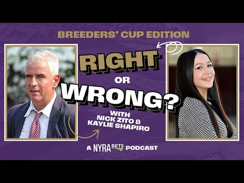 Видео: Right Or Wrong с Ником Зито и Кейли Шапиро | Эпизод 10 | Превью Breeders' Cup