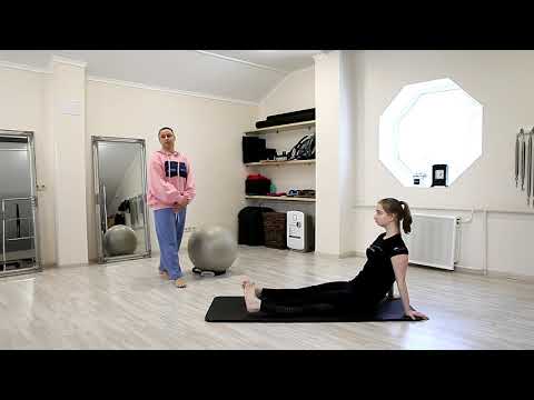 Видео: Наталия Васильченко. Класс с большим мячом. Высокий уровень сложности.