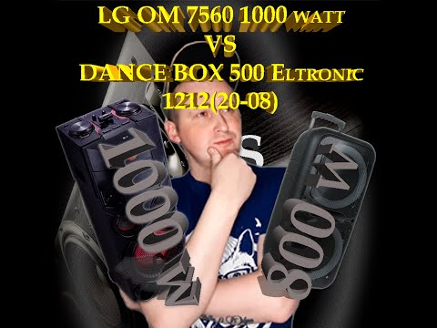 Видео: ✔Кто-Кого?Обзор колонок LG Xboom OM 7560 vs Dance BOX500 Eltronic 1212(20-08)