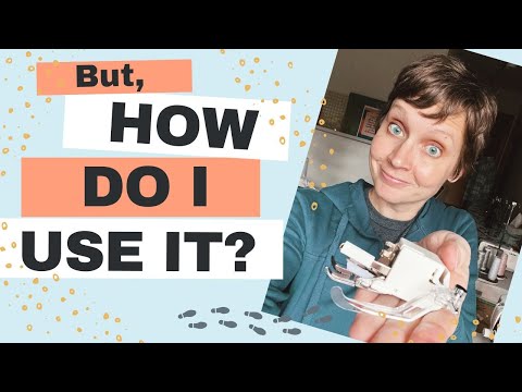 Видео: Как установить шагающую лапку и шить с ее помощью