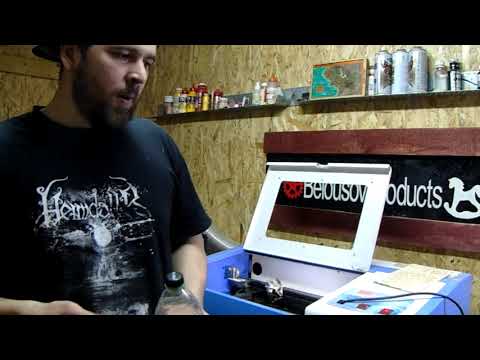 Видео: Как правильно гравировать и отрезать без смещения на лазерном станке  плата Corellaser M2