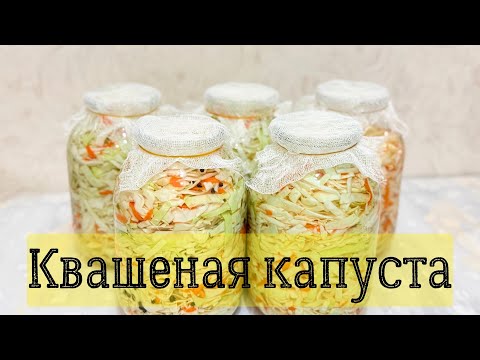 Видео: Квашеная капуста. Полезное питание. Фрементированная капуста.