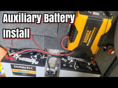 Видео: Установка вспомогательной батареи в фургон | Cargo Van Business Expediting