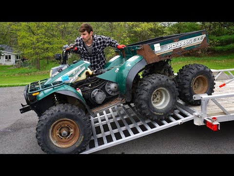 Видео: Продавец сказал, что этот БЕСПЛАТНЫЙ квадроцикл 6x6 не заводится