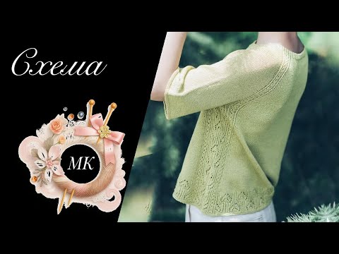 Видео: Японское вязание | Мастер-класс и схема узора.