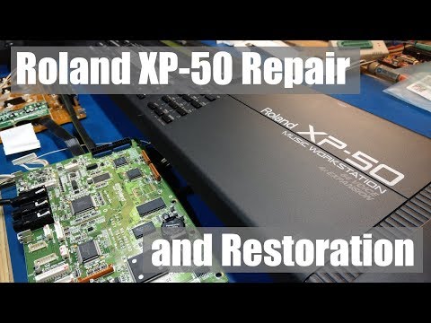 Видео: Ремонт и реставрация Roland XP-50