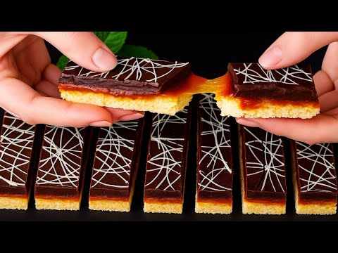 Видео: Лучшие кокосовые карамельные батончики без выпечки! Так просто и вкусно!