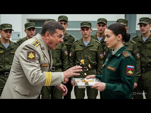 Видео: «Бабы едят после мужиков!» – подполковник унизил женщину, но не знал, что она его новый ГЕНЕРАЛ.