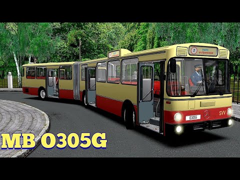 Видео: Mercedes O305G автобус особо большого класса Omsi 2