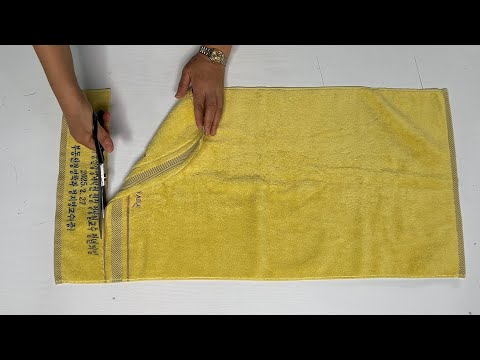 Видео: [DIY] Удивительное преображение с помощью всего одного бесплатного полотенца