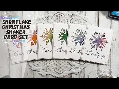 Видео: Мастер-класс по изготовлению рождественской открытки «Причудливая снежинка-шейкер» | Серия «12 не...