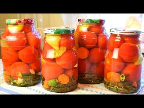 Видео: Таких помидор вы точно не ели//все просят рецепт и выпивают весь маринад! Мамины рецепты