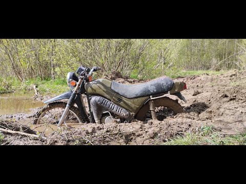 Видео: Иж Планета и Тула на бездорожье - гиганские калеи