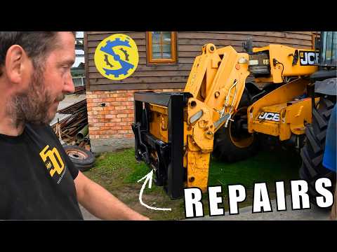 Видео: Ремонт адаптера головки JCB #инжиниринг #мастерская #сельское хозяйство #сварка