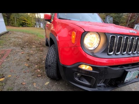 Видео: Замена дневных ходовых огней Jeep Renegade (DRL)