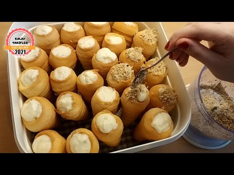 Видео: Конусный десерт (ФУНИЙКИ СЛАДКИЙ) Традиционный болгарский десерт со ВСЕМИ ДЕТАЛЯМИ