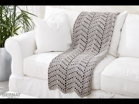 Видео: УЗОР "ЗИГЗАГ" крючком./Zigzag crochet PATTERN.