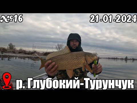 Видео: Ловля Сазана на джиг у січні! №16