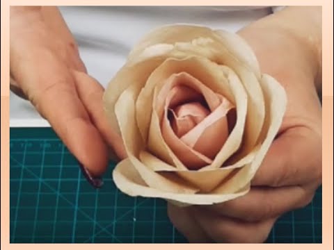 Видео: ВАФЕЛЬНАЯ РОЗА 🌹 Часть 1. Сборка Розы от Лианы Сорока