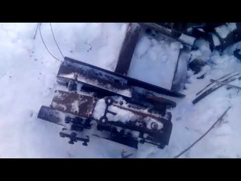 Видео: Мощь лебёдки КрАЗ 255 б  (138)*